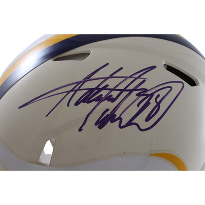 Adrian Peterson Signed Minnesota Vikings Authentic Retro Helmet