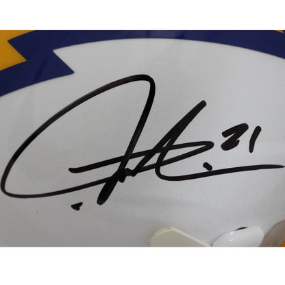 LaDainian Tomlinson Signed Los Angeles Chargers Color Rush SpeedFlex Helmet
