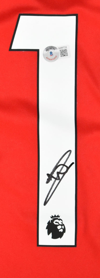 William Saliba Autographed Arsenal Home Soccer Jersey