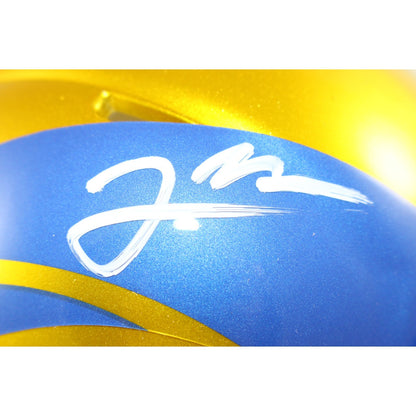 Jared Verse Los Angeles Rams Autographed Flash Mini Helmet