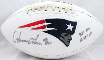 Irving Fryar Autographed New England Patriots Logo Football