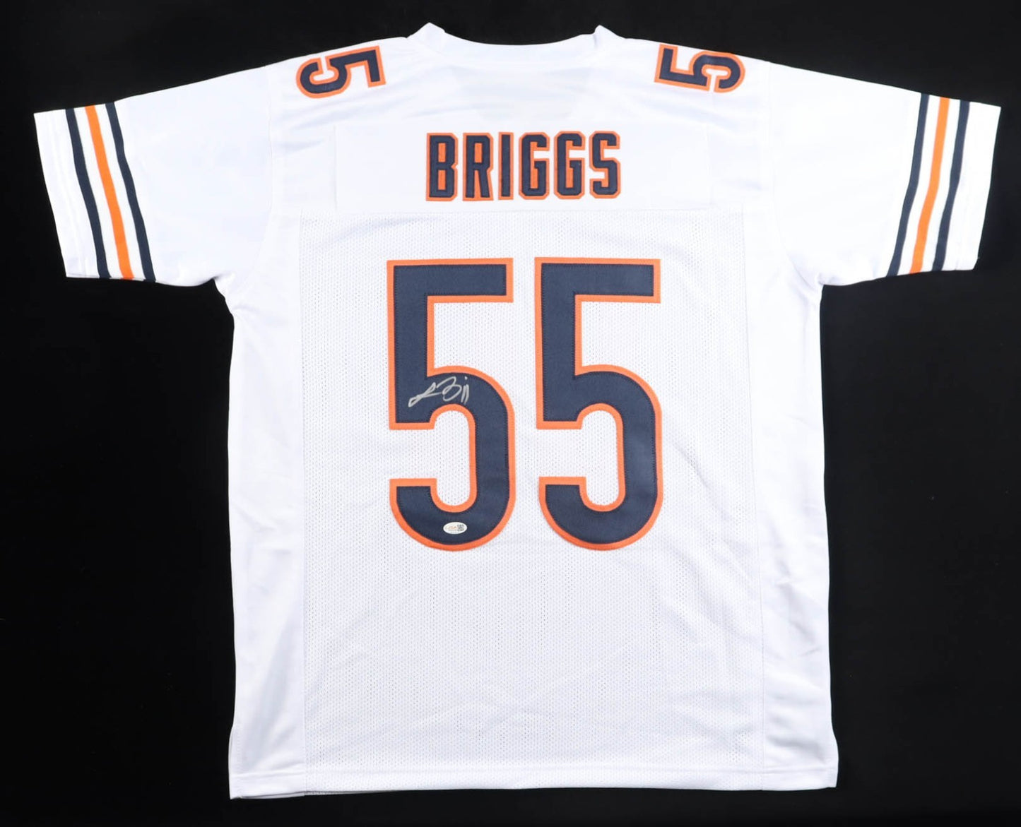 Lance Briggs Signed Chicago Bears Custom White Football Jersey