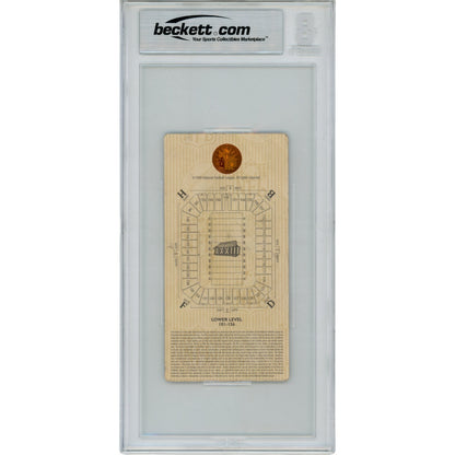 John Elway Denver Broncos Super Bowl XXXIII Autographed Slabbed Ticket Stub