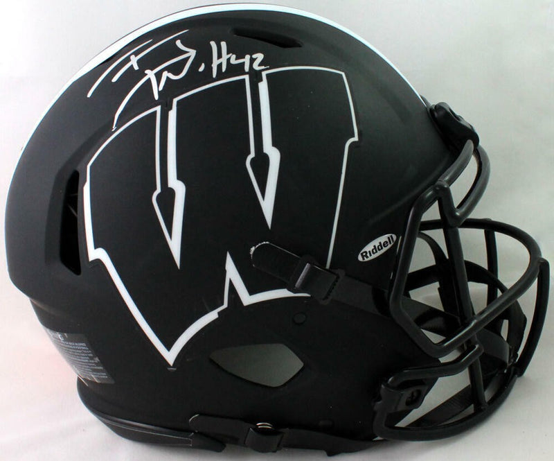 T.J. Watt Autographed Wisconsin Badgers Full Size Eclipse Authentic Helmet