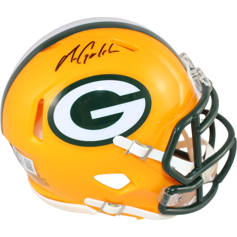 Matthew Golden Green Bay Packers Autographed Speed Mini Helmet
