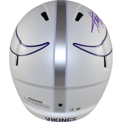 Adrian Peterson Signed Minnesota Vikings Full Size 2024 Alternate Helmet