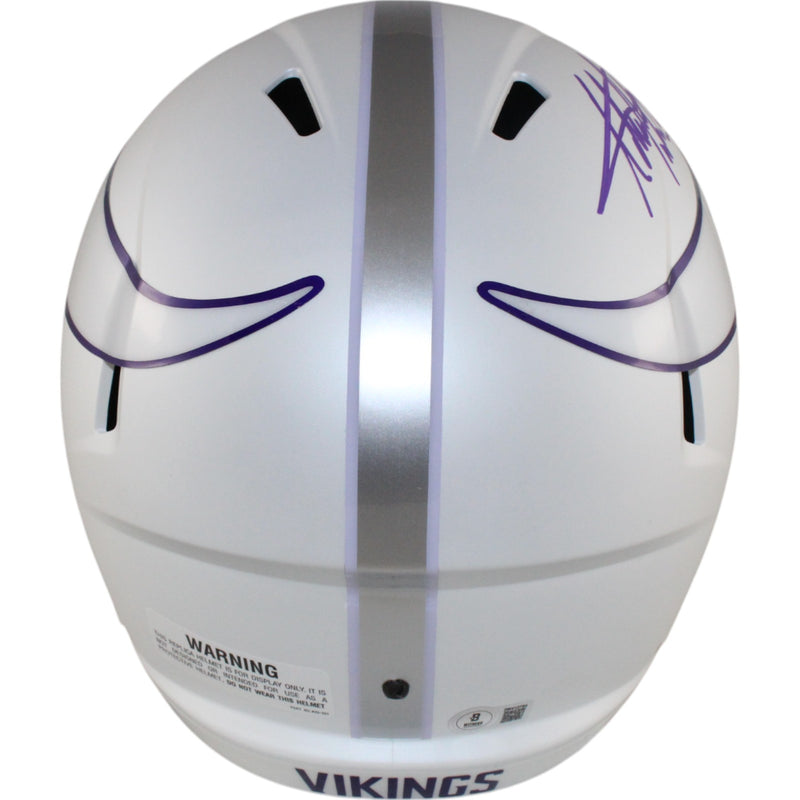 Adrian Peterson Signed Minnesota Vikings Full Size 2024 Alternate Helmet