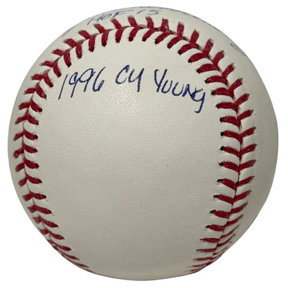 John Smoltz Signed Rawlings Official Major League Baseball (3 Inscriptions)