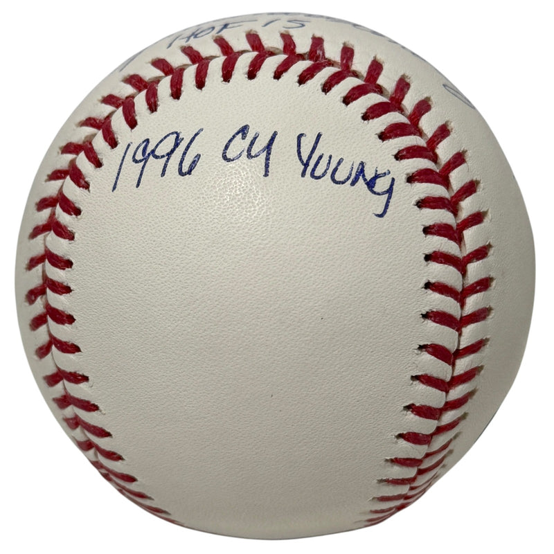 John Smoltz Signed Rawlings Official Major League Baseball (3 Inscriptions)