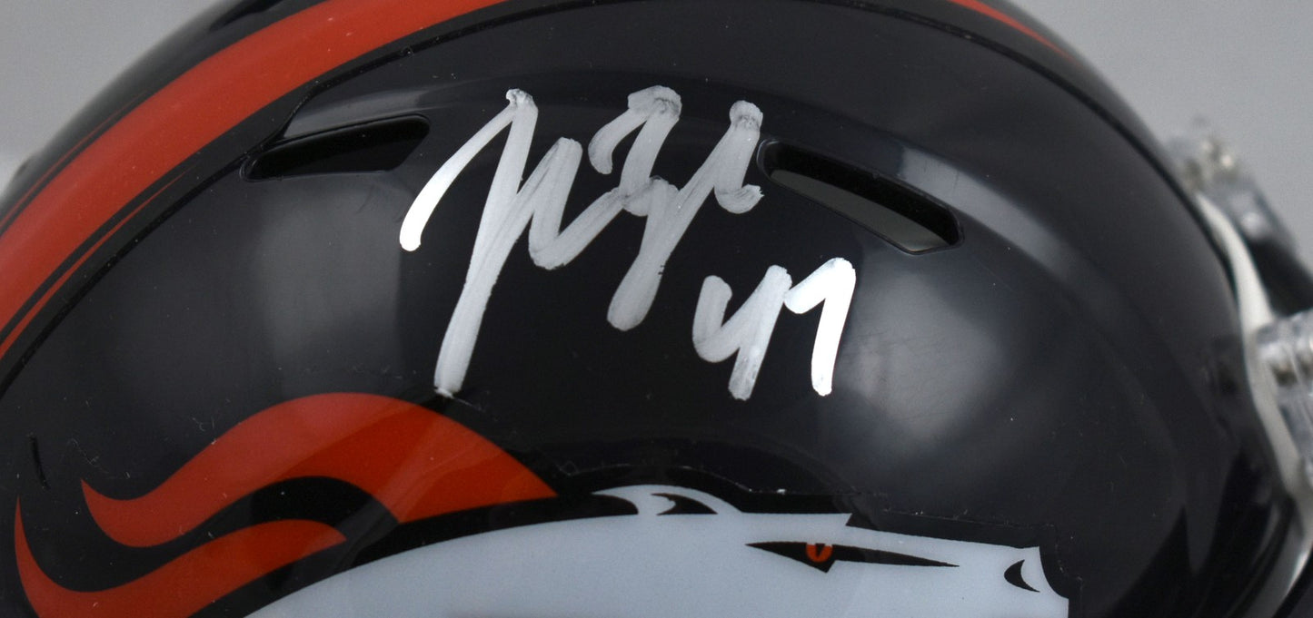 John Lynch Signed Denver Broncos 1997-2013 Throwback Mini Helmet