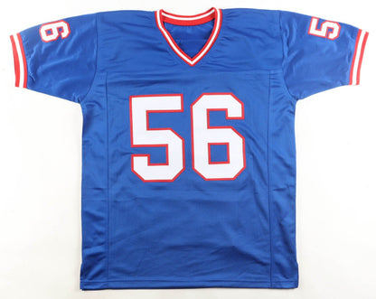 Lawrence Taylor Signed New York Giants Custom Stat Jersey (JSA)