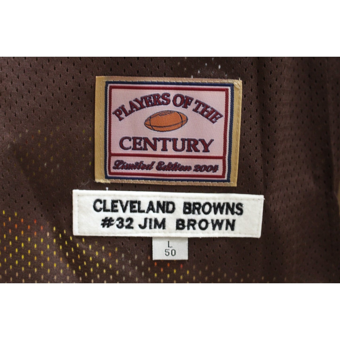 Jim Brown Signed Cleveland Browns Players of the Century Jersey (HOF)