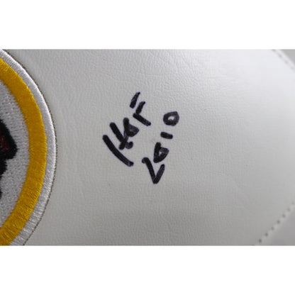 Russ Grimm Autographed Washington Redskins Logo Football (HOF Inscribed)
