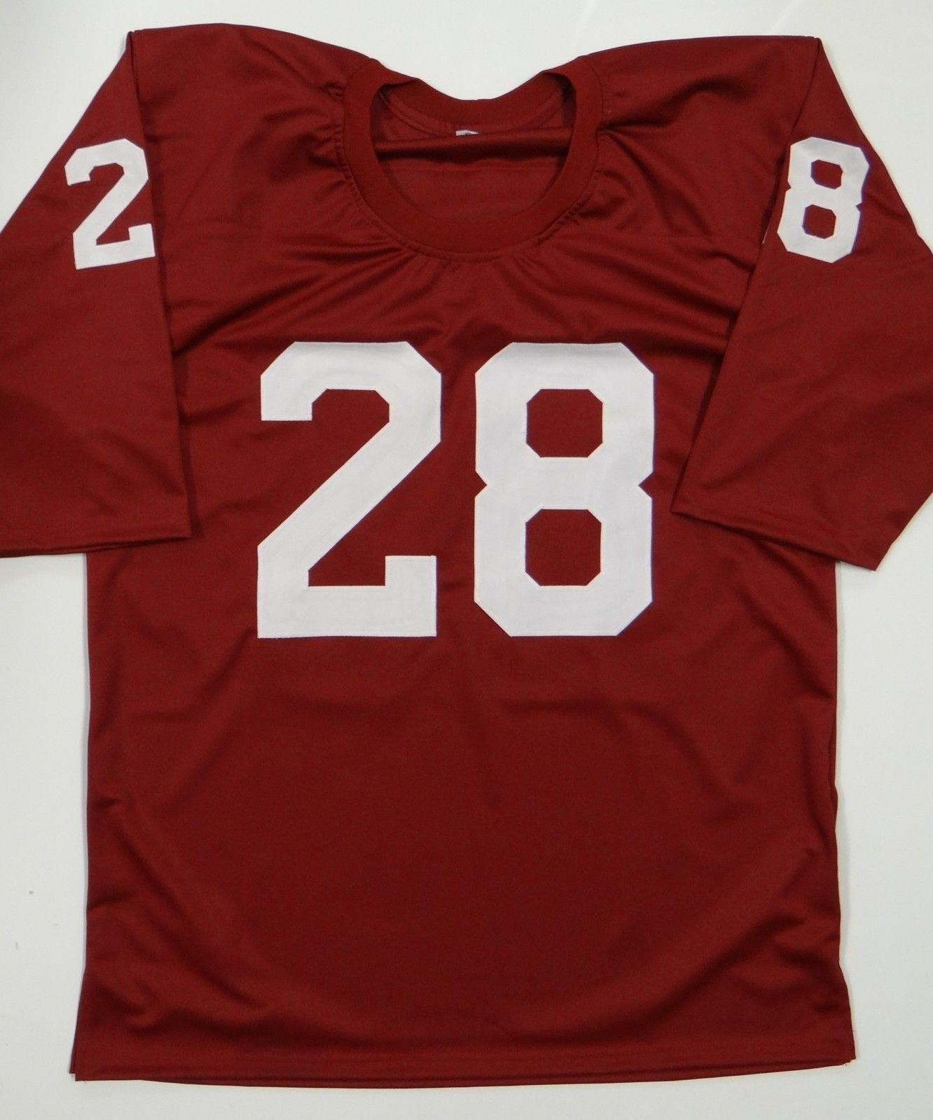 Yale Lary Autographed Maroon College Style Jersey "Gig Em"