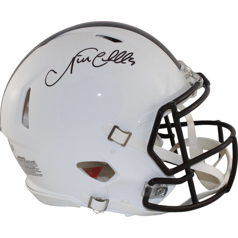 Nick Chubb Cleveland Browns Autographed Full Size Authentic Alternate Helmet