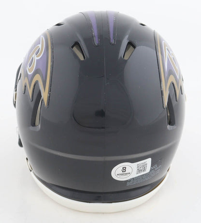 Jamal Lewis Baltimore Ravens Autographed Speed Mini Helmet