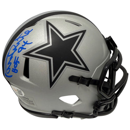 Randy White Dallas Cowboys Signed Rave Mini Helmet (HOF 94) JSA