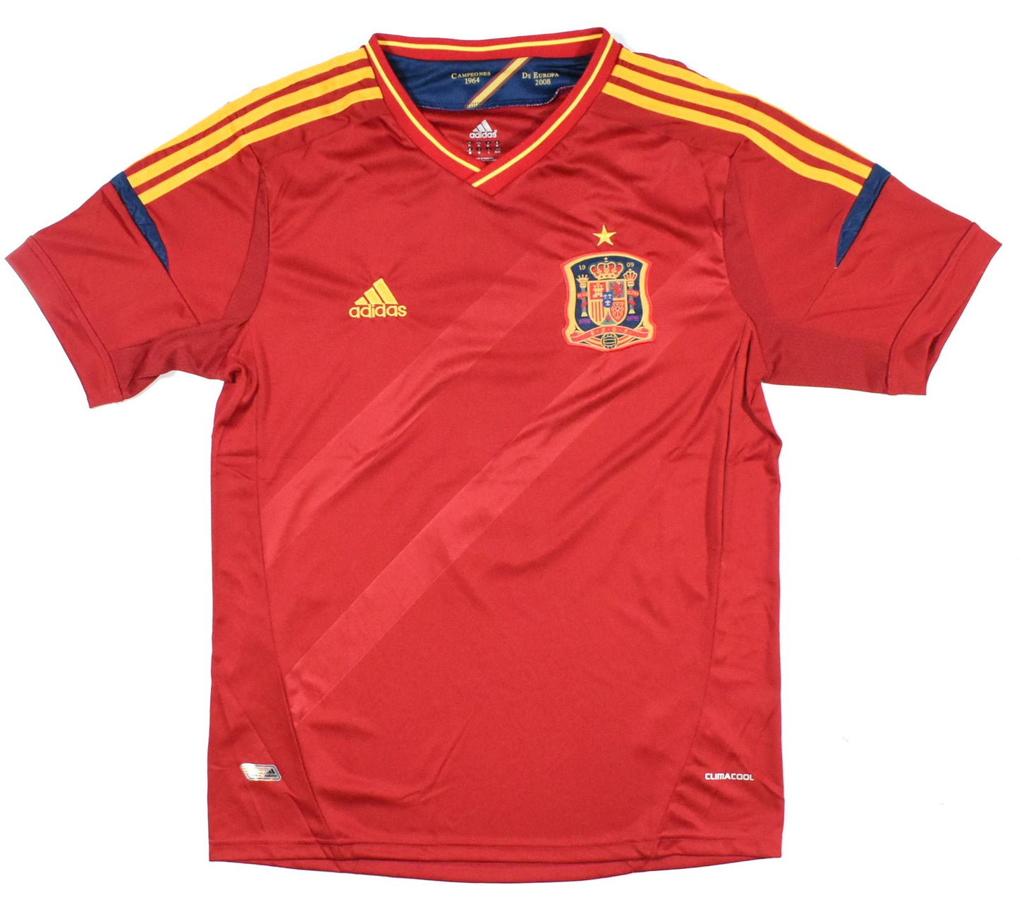 Xavi Hernandez Signed Spain National Team Home Jersey