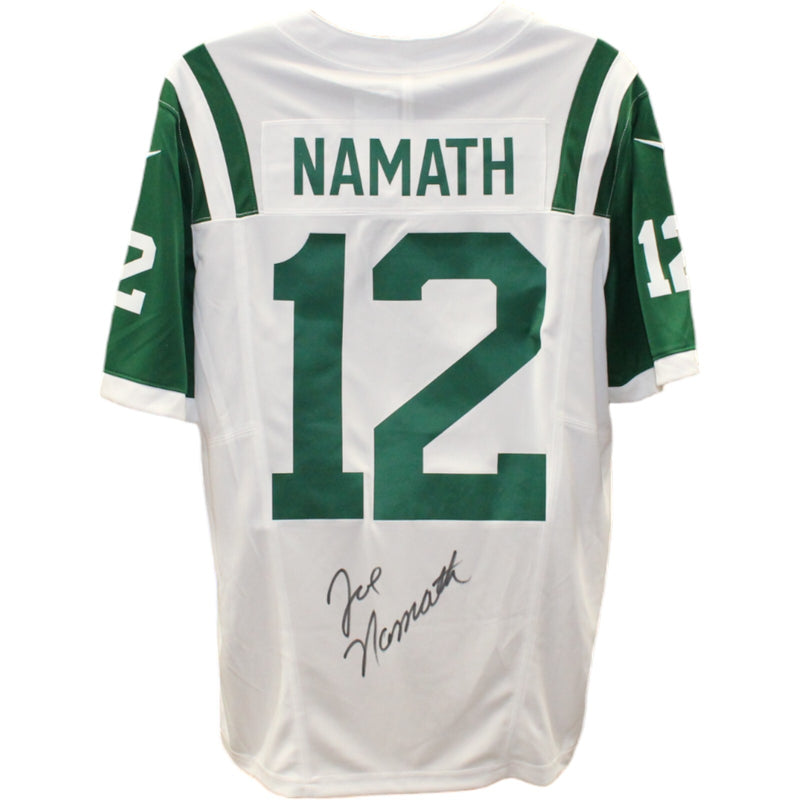 Joe Namath Autographed New York Jets White Nike Vapor Jersey