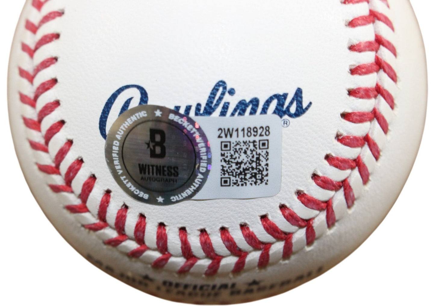 Andruw Jones Autographed Atlanta Braves Official Major League Baseball (HOF)