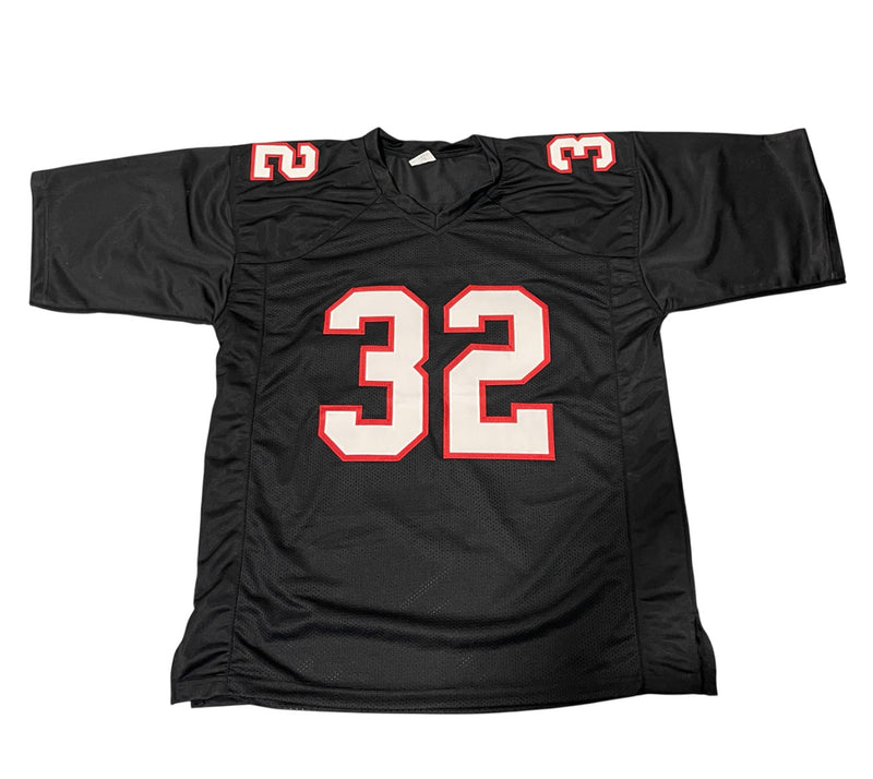 Jamal Anderson Signed Atlanta Falcons Custom Football Jersey BAS