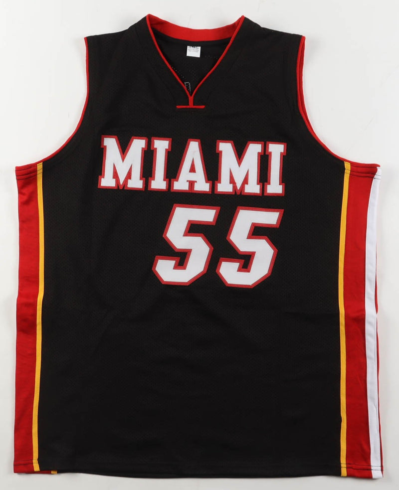 Jason Williams Autographed Miami Heat Black Custom Jersey