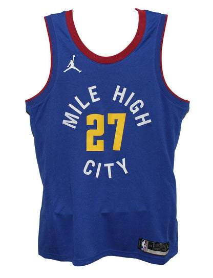 Jamal Murray Autographed Denver Nuggets Blue Dri-Fit XL Jersey