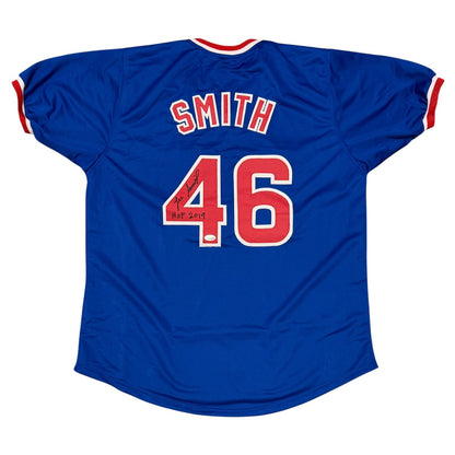 Lee Smith Signed Chicago Cubs Custom Jersey (HOF 2019)