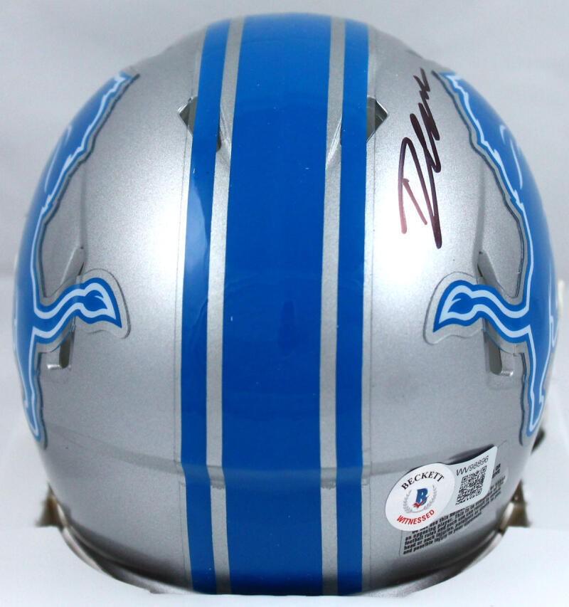 D'Andre Swift Signed Detroit Lions Speed Mini Helmet