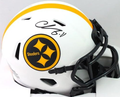 Chase Claypool Signed Pittsburgh Steelers Lunar Mini Helmet