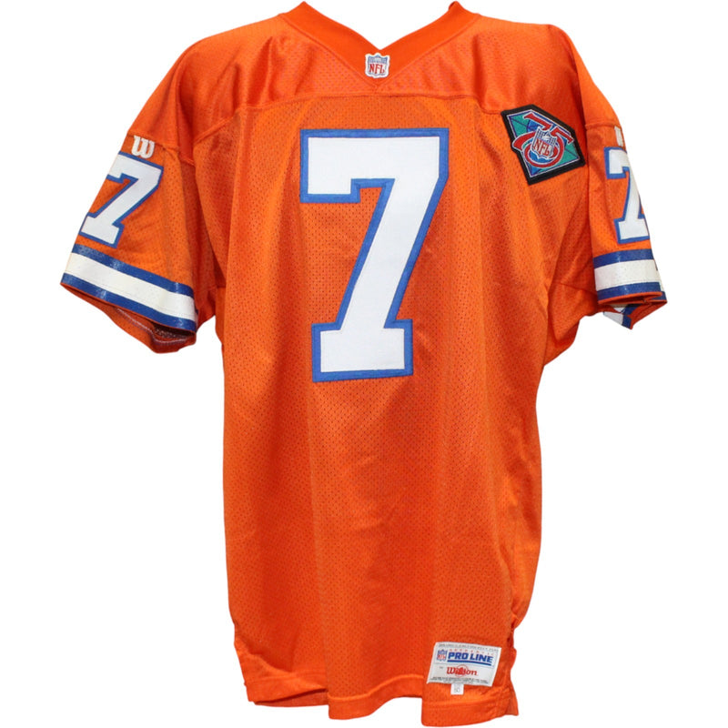 John Elway Autographed Denver Broncos Wilson Size 50 Jersey