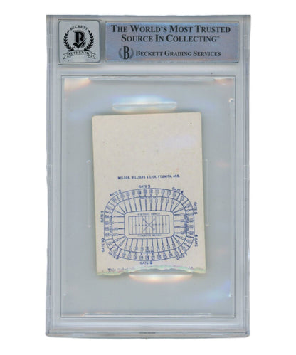 Tony Dorsett Signed 1978 NFC Championship Dallas Cowboys Ticket Stub BAS