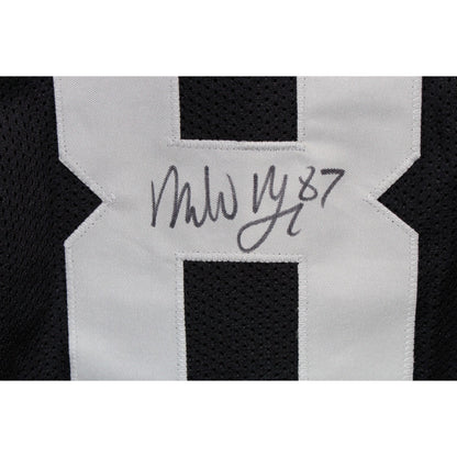 Michael Mayer Autographed Pro Style Black Jersey (Beckett BAS)
