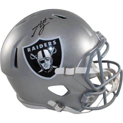 Ashton Jeanty Las Vegas Raiders Autographed Full Size Replica Helmet