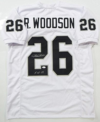 Rod Woodson Signed White Custom Football Jersey - HOF Inscribed