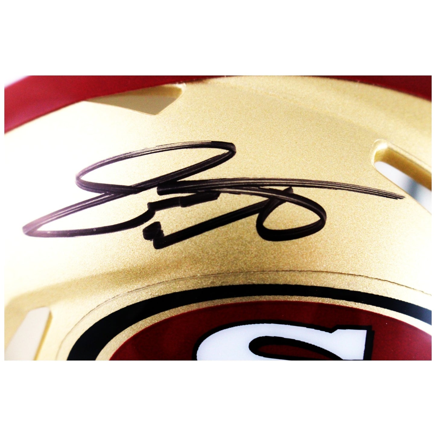 Dee Winters San Francisco 49ers Autographed Mini Helmet Beckett Witnessed
