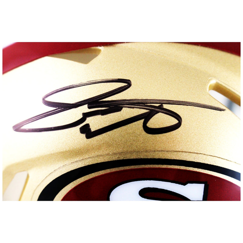 Dee Winters San Francisco 49ers Autographed Mini Helmet Beckett Witnessed