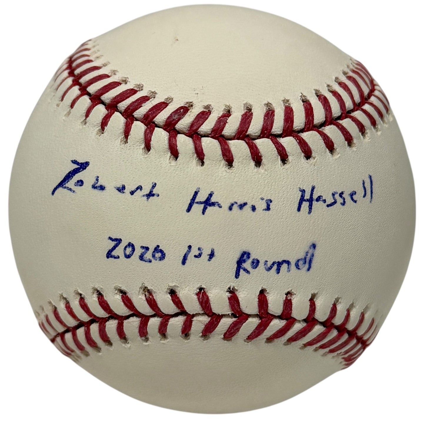 Robert Hassell Signed ROMLB Baseball w/ 2020 1st Round Insc. JSA