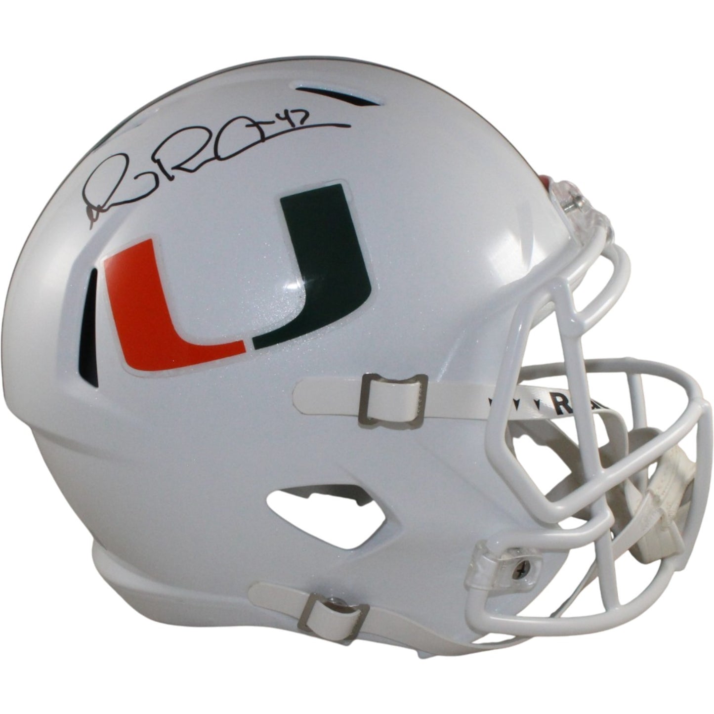 Michael Irvin Signed Miami Hurricanes Full Size Helmet