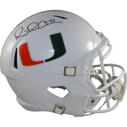 Michael Irvin Signed Miami Hurricanes Full Size Helmet