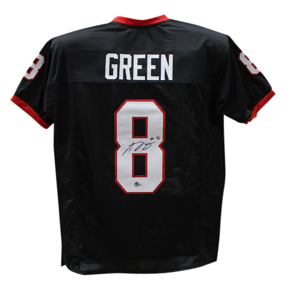 AJ Green Signed Georgia Bulldogs College Style Jersey - Black XL