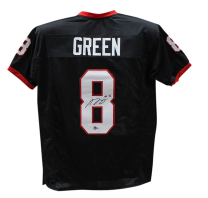 AJ Green Signed Georgia Bulldogs College Style Jersey - Black XL