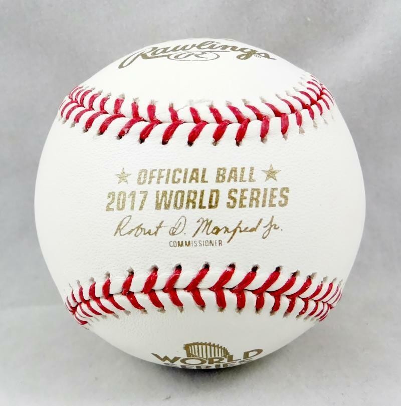 George Springer Signed 2017 World Series Official MLB Baseball