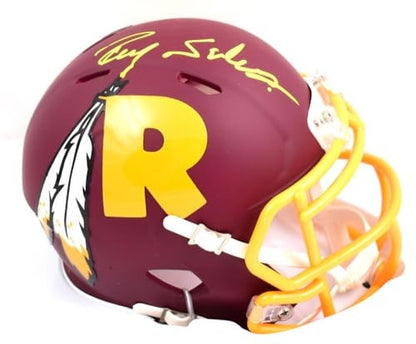 Ricky Sanders Signed Washington Amp Speed Mini Helmet