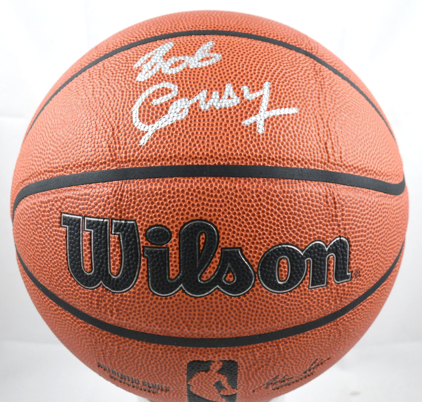 Bob Cousy Autographed Wilson NBA Basketball