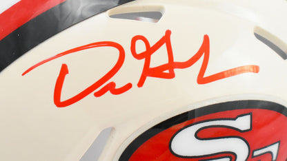 Dre Greenlaw Signed San Francisco 49ers Retro Speed Mini Helmet