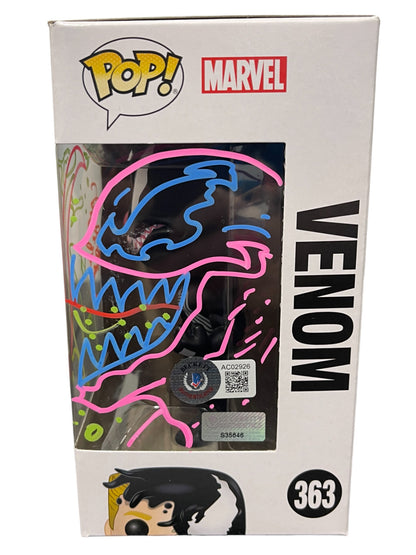 Tom Hardy Signed Venom Funko Pop #363 with Sam De La Rosa Sketch