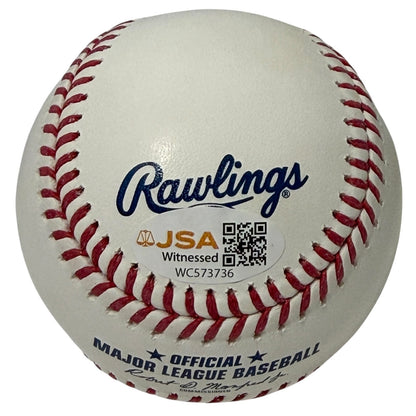 Rich Gedman Signed ROMLB Baseball with 2x All-Star Inscription (JSA Witness)