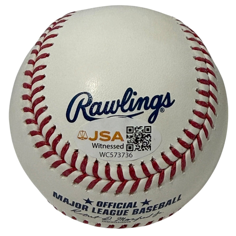 Rich Gedman Signed ROMLB Baseball with 2x All-Star Inscription (JSA Witness)