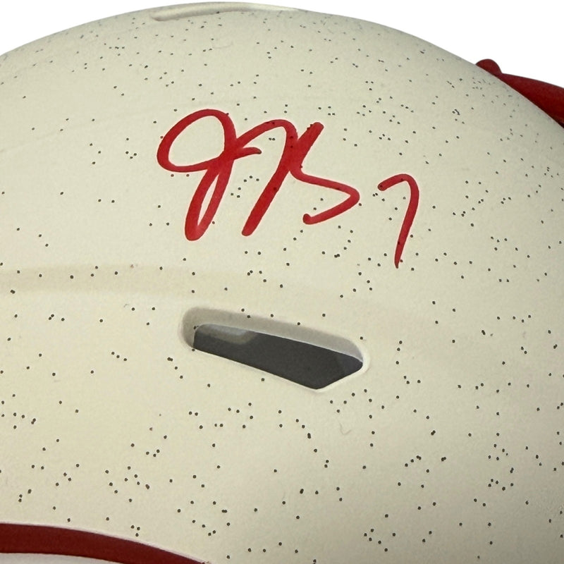 Jacoby Brissett Signed Arizona Cardinals Rivalries Mini Helmet